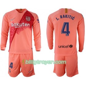 Billige Fotballdrakter FC Barcelona I.Rakitic 4 Barn Tredjedraktsett 2018/19 Langermet